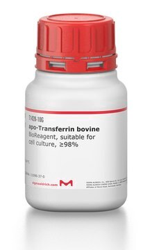 apo-Transferrin bovine BioReagent, suitable for cell culture, &#8805;98%