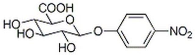 p-Nitrophenyl-&#946;-D-glucuronid Chromogenic substrate for &#946;-glucuronidase (Km = ~0.22 mM).