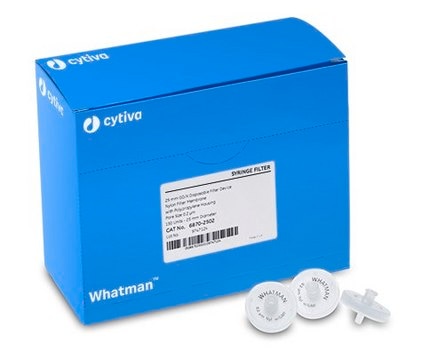 Whatman&#174; GD/X syringe filters GF/B membrane, pore size 1&#160;&#956;m, diam. 25&#160;mm, non-sterile, pkg of 150&#160;ea