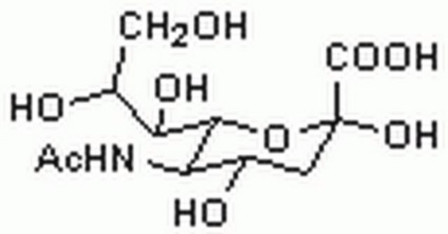 N-Acetylneuraminsäure, synthetisch A component of mucoproteins, mucopolysaccharides, and mucolipids.