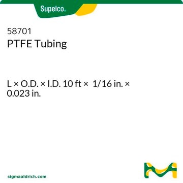 PTFE-Schlauch L × O.D. × I.D. 10&#160;ft × 1/16&#160;in. × 0.023&#160;in.