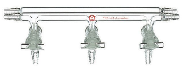 Aldrich&#174; Zweisträngiger Verteiler mit Glashähnen positions, 3