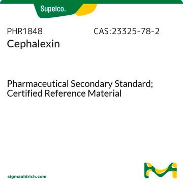 Cephalexin Pharmaceutical Secondary Standard; Certified Reference Material