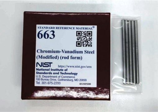 Chrom-Vanadium-Stahl NIST&#174; SRM&#174; 663