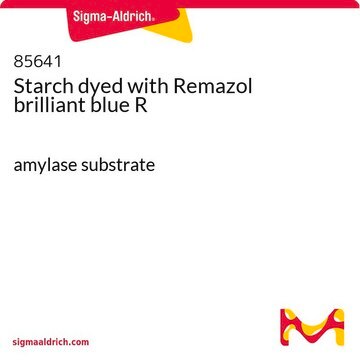 Stärke, gefärbt mit Remazol Brillantblau R amylase substrate