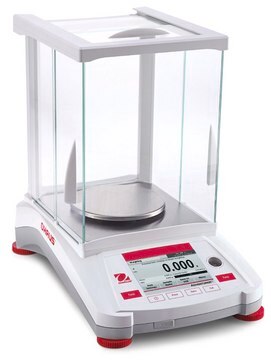 Ohaus&#174; Adventurer&#174; Precision Balance Model AX223/E, weighing capacity 220&#160;g, resolution: 0.001&#160;g, AC/DC input 210 - 2310 V, universal plug set (UK/EU Plugset)