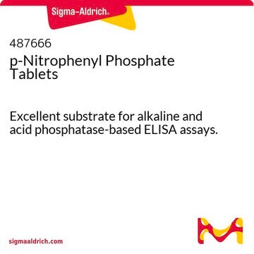 p-Nitrophenylphosphat-Tabletten Excellent substrate for alkaline and acid phosphatase-based ELISA assays.