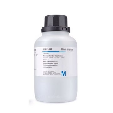 Fluoride standard solution traceable to SRM from NIST NaF in H&#8322;O 1000 mg/l F Certipur&#174;