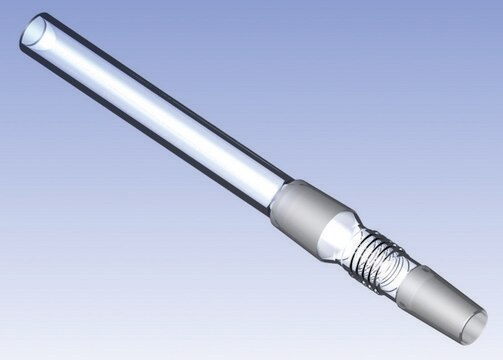 Ace vapor duct tube, for condenser "A" assembly joint: ST/NS 24/40, L 160&#160;mm, fits Büchi&#174; models R-210/R-215