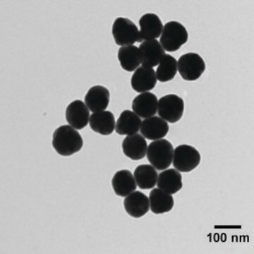 Silver, dispersion nanoparticles, 100&#160;nm particle size (TEM), 0.02&#160;mg/mL in aqueous buffer, contains sodium citrate as stabilizer