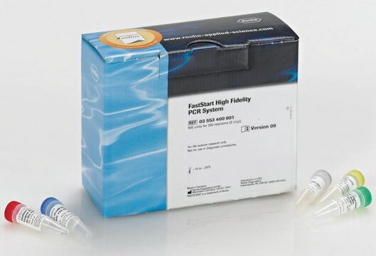 FastStart&#8482; High Fidelity PCR-System 5&#160;unit/&#956;L, suitable for PCR, High Fidelity PCR, hotstart, Multiplex PCR