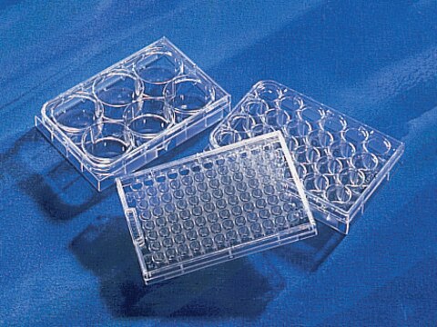 Corning&#174; Costar&#174; Mikrotiterplatte mit ultraniedriger Anhaftung size 96&#160;well, flat bottom clear, pkg of (individually wrapped), pkg of (24/case), sterile, lid