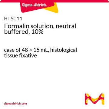 Formalin solution, neutral buffered, 10% case of 48 × 15&#160;mL, histological tissue fixative