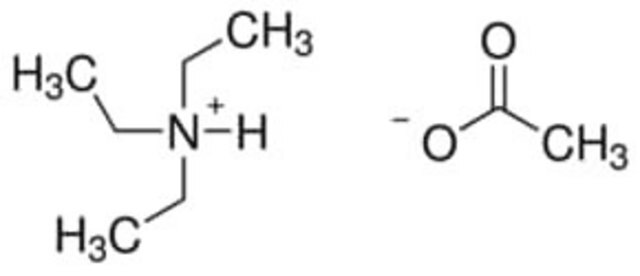 Triethylammonium Acetate, 1 M Solution Ready-to-use buffer solution used for the purification of chemically synthesized oligonucleotides by HPLC. Has a pH of 7.0.