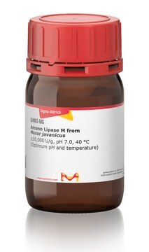 Amano Lipase M from Mucor javanicus &#8805;10,000&#160;U/g, pH 7.0, 40&#160;°C (Optimum pH and temperature)