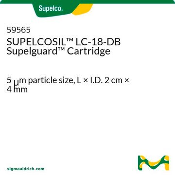 SUPELCOSIL&#8482; LC-18-DB Supelguard&#8482; Cartridge 5&#160;&#956;m particle size, L × I.D. 2&#160;cm × 4&#160;mm