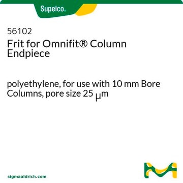 Frit for Omnifit&#174; Column Endpiece polyethylene, for use with 10&nbsp;mm Bore Columns, pore size 25&#160;&#956;m