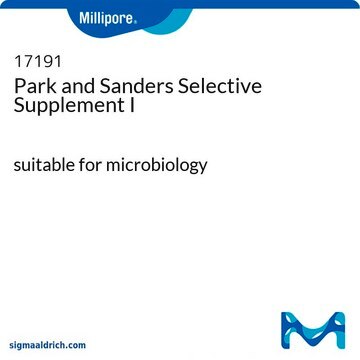 Selektiver Zusatz I nach Park und Sanders for Campylobacter spp., suitable for microbiology