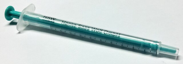 PP/PE-Spritze ohne Kanüle luer slip tip, centered, capacity 1&#160;mL, graduated, 0.01&#160;mL, non-sterile