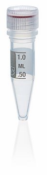 BRAND&#174; micro tube with bulk screw cap and silicone sealing capacity 1.5&#160;mL, conical bottom, sterile