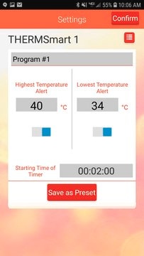 SP Bel-Art&#174; Durac&#174; Bluetooth Thermometer temp. range at -50-300 °C, with glass bead filled bottle