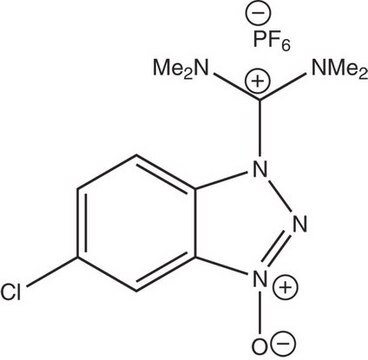 HCTU O-(1H-6-Chlorobenzotriazole-1-yl)-1,1,3,3-tetramethyluronium hexafluorophosphate Novabiochem&#174;