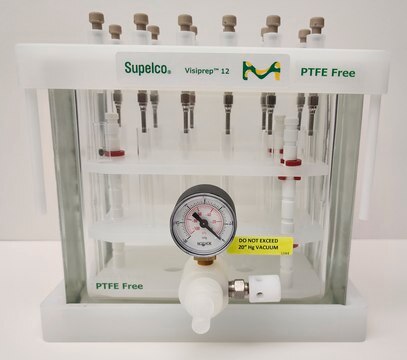 Visiprep&#8482; SPE Vacuum Manifold, PTFE Free standard, 12-port model