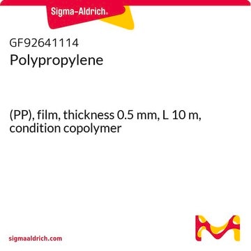 Polypropylene (PP), film, thickness 0.5&#160;mm, L 10&#160;m, condition copolymer