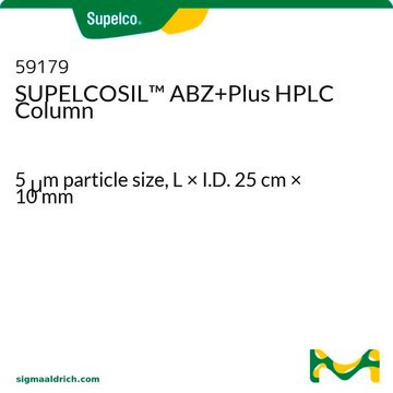 SUPELCOSIL&#8482; ABZ+Plus HPLC Column 5&#160;&#956;m particle size, L × I.D. 25&#160;cm × 10&#160;mm