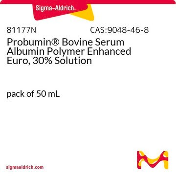 Probumin&#174; Bovine Serum Albumin Polymer Enhanced Euro, 30% Solution pack of 50&#160;mL