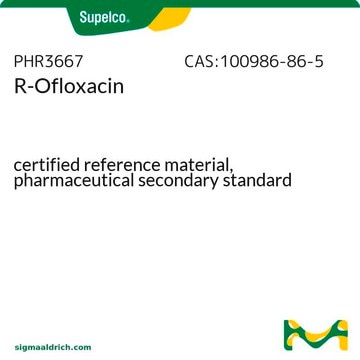 (3R)-9-Fluor-2,3-dihydro-3-methyl-10-(4-methyl-1-piperazinyl)-7-oxo-7H-pyrido[1,2,3-de][1,4]benzoxazin-6-carbonsäure certified reference material, pharmaceutical secondary standard