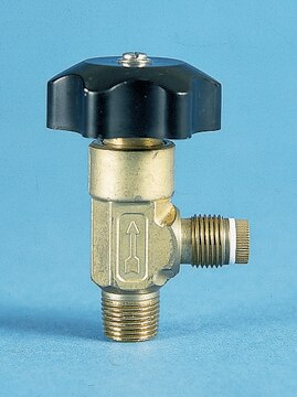 Lecture-bottle valve CGA Inlet for 180M/110F, 316 stainless steel