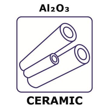 Aluminiumoxid tube, outside diameter 4.0 mm, length 250 mm, wall thickness 0.75&#160;mm