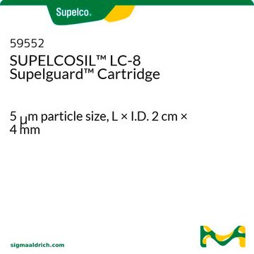 SUPELCOSIL&#8482; LC-8 Supelguard&#8482; Cartridge 5&#160;&#956;m particle size, L × I.D. 2&#160;cm × 4&#160;mm