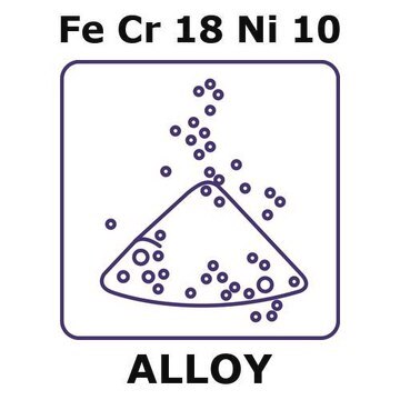 Stainless Steel - AISI 304 alloy, FeCr18Ni10 powder, 45micron max. particle size, 2000g