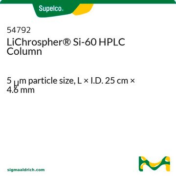 LiChrospher&#174; Si-60 HPLC Column 5&#160;&#956;m particle size, L × I.D. 25&#160;cm × 4.6&#160;mm