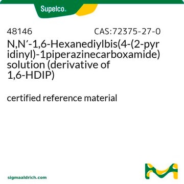 N,N&#8242;-1,6-Hexanediylbis(4-(2-pyridinyl)-1piperazinecarboxamide) solution (derivative of 1,6-HDIP) certified reference material