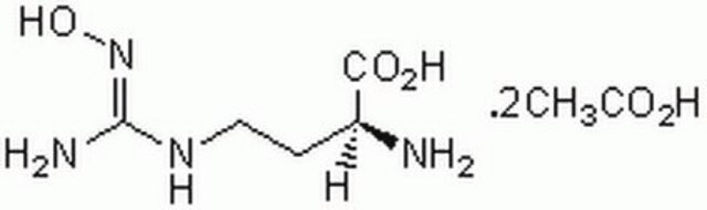 N&#969;-Hydroxy-nor-L-Arginin, Diacetatsalz A potent, selective, competitive, and high affinity inhibitor of arginase.