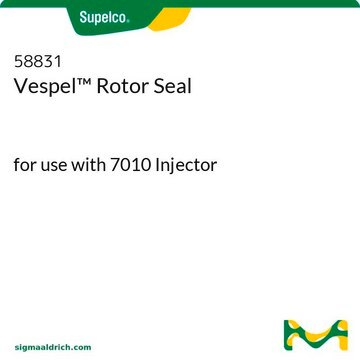 Vespel&#8482; Rotordichtung for use with 7010 Injector