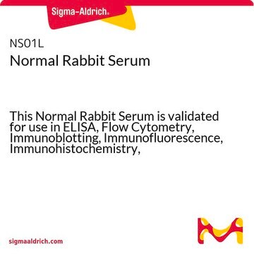 Normal Rabbit Serum This Normal Rabbit Serum is validated for use in ELISA, Flow Cytometry, Immunoblotting, Immunofluorescence, Immunohistochemistry, Immunoprecipitation for the detection of Rabbit Serum.