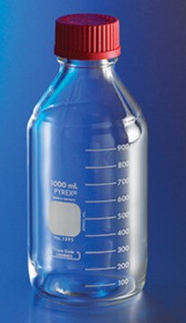 Corning&#174; pyrex&#174; media bottle capacity 250&#160;mL, with PBT high temperature caps