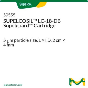 SUPELCOSIL&#8482; LC-18-DB Supelguard&#8482; Kartusche 5&#160;&#956;m particle size, L × I.D. 2&#160;cm × 4&#160;mm