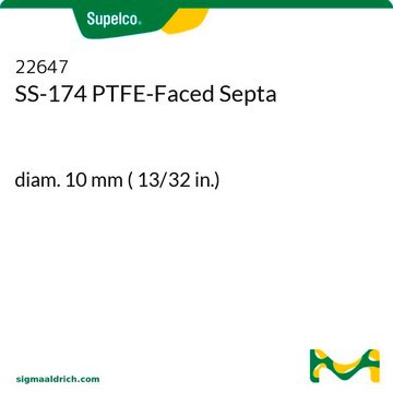 SS-174 PTFE-Faced Septa diam. 10&#160;mm ( 13/32&#160;in.)