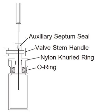 Mininert&#174; Valve, screw thread for use with 15/425&nbsp;mm thread, pkg of 12&#160;ea