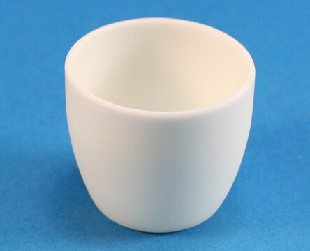 Coors&#8482; high-alumina crucible High form, capacity 50&#160;mL