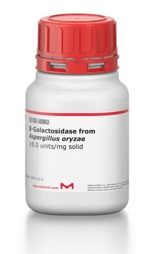 &#946;-Galactosidase from Aspergillus oryzae &#8805;8.0&#160;units/mg solid