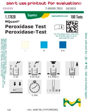 Peroxidase Test colorimetric, MQuant&#174;