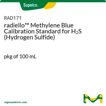 radiello&#8482; Methylene Blue Calibration Standard for H2S (Hydrogen Sulfide) pkg of 100&#160;mL