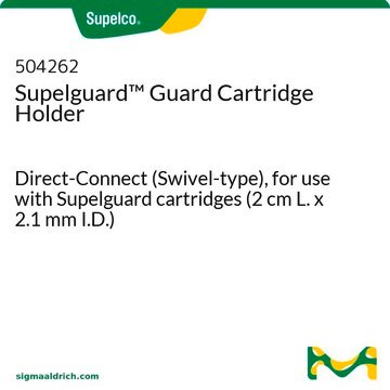 Supelguard&#8482; Guard Cartridge Holder Direct-Connect (Swivel-type), for use with Supelguard cartridges (2 cm L. x 2.1 mm I.D.)