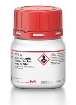 Conalbumin from chicken egg white suitable for cell culture, BioReagent